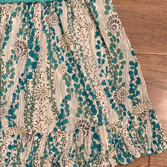 Floral Kids Dress in Blue and White - Picture 10 of 11